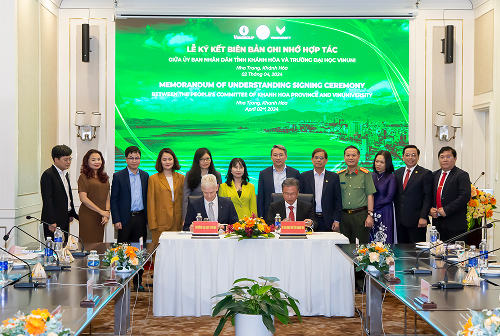 Memorandum of Understanding Signing Ceremony between VinUniversity and Khanh Hoa Provincial People’s Committee